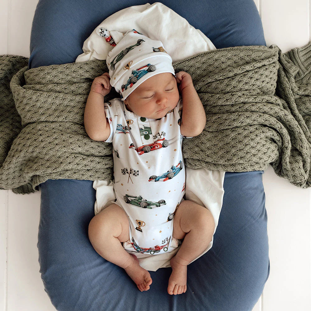 Little Racer Short Sleeve Bodysuit