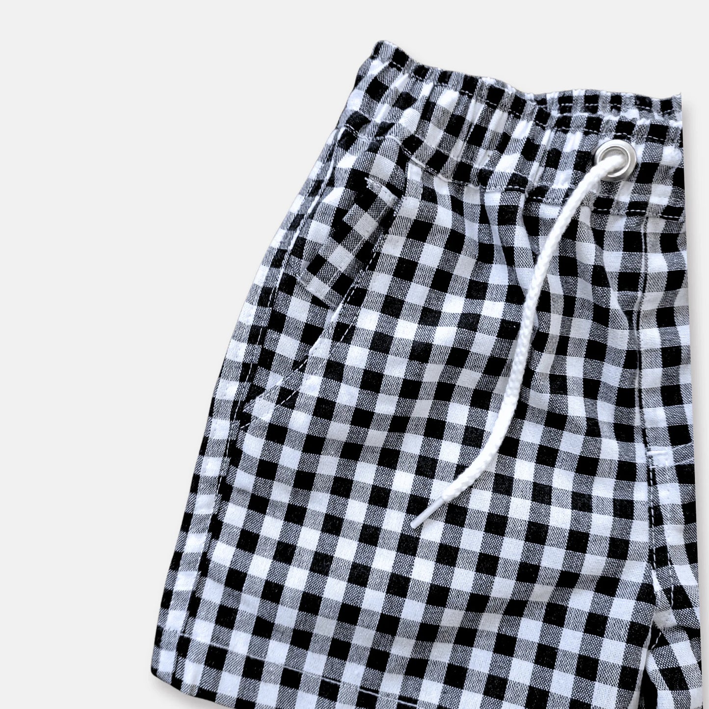 Boys Sonny Shorts Navy Check
