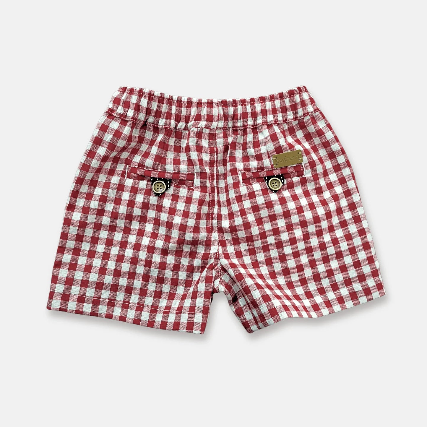 Boys Sonny Shorts Red Check