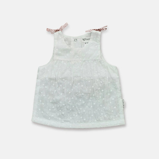 Baby Girls Amelia Top White