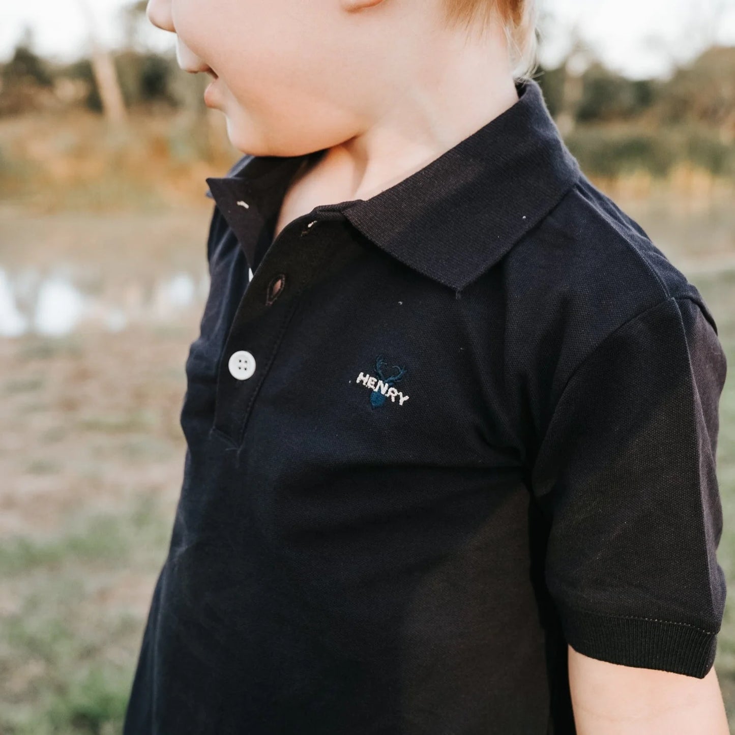 Boys Polo Shirt Navy