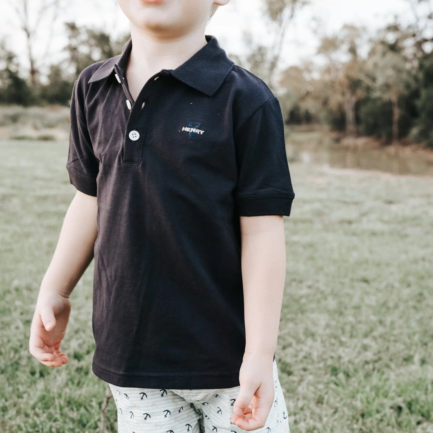 Boys Polo Shirt Navy