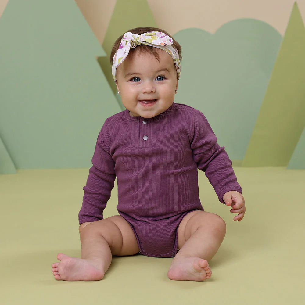 Mulberry Long Sleeve Bodysuit