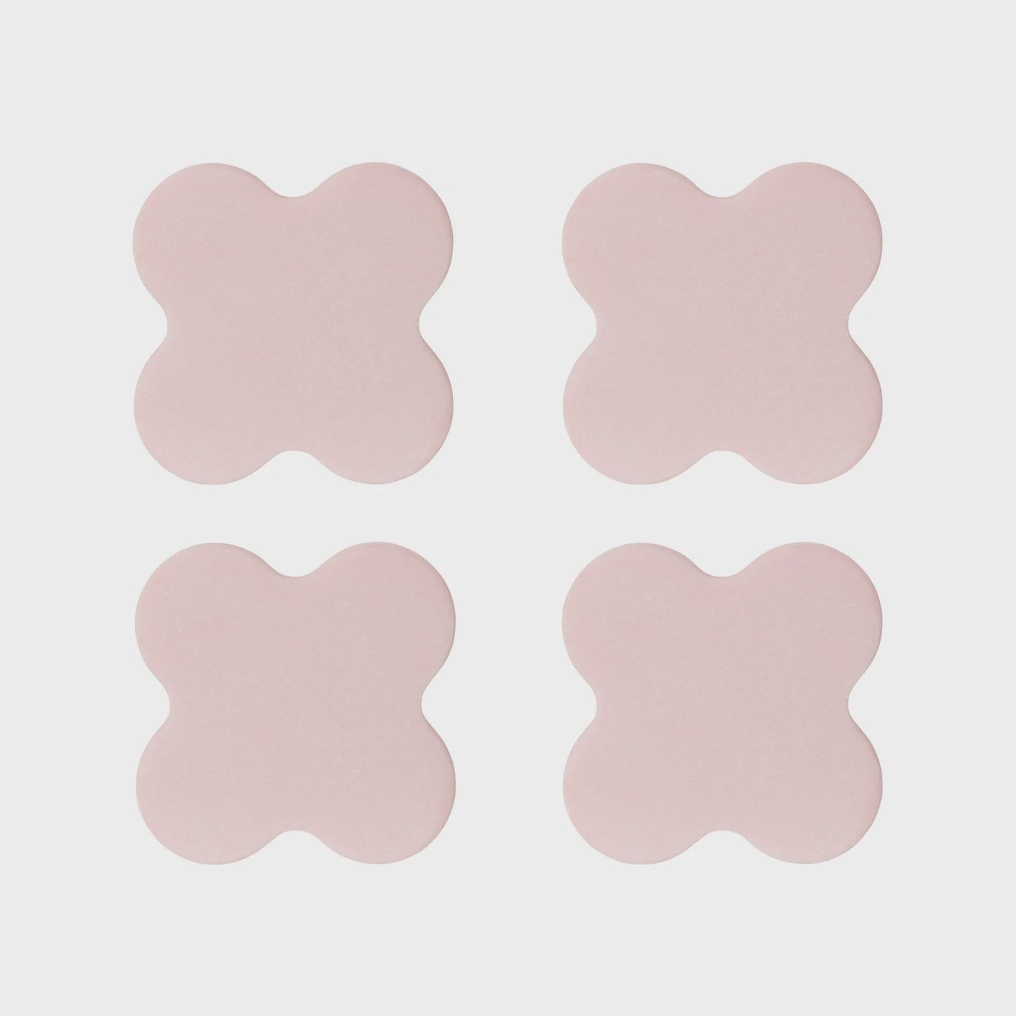 Resin Bubble Coaster Set of 4 Pink