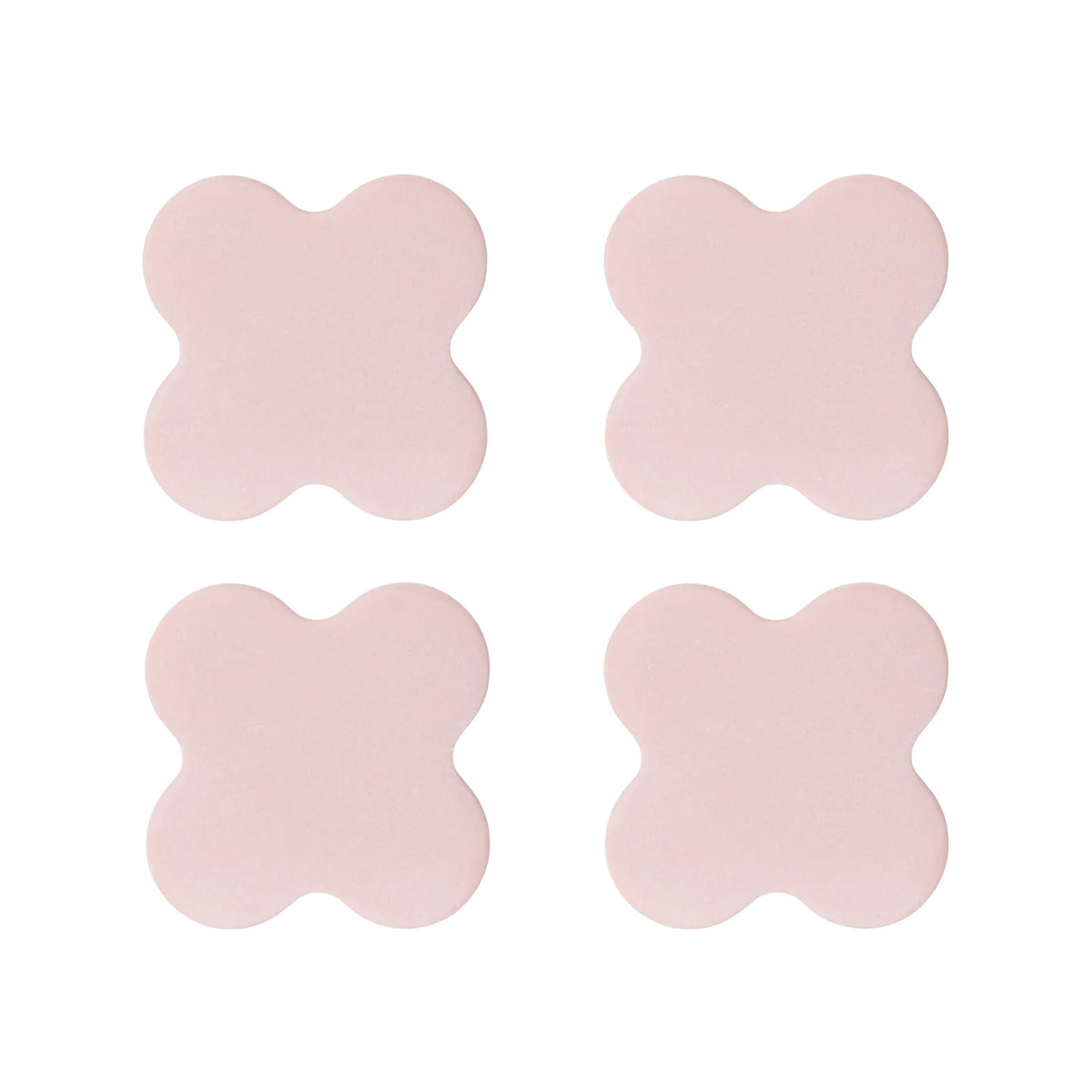 Resin Bubble Coaster Set of 4 Pink
