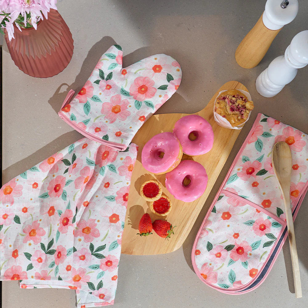 Linen T-Towel Meadow Blush