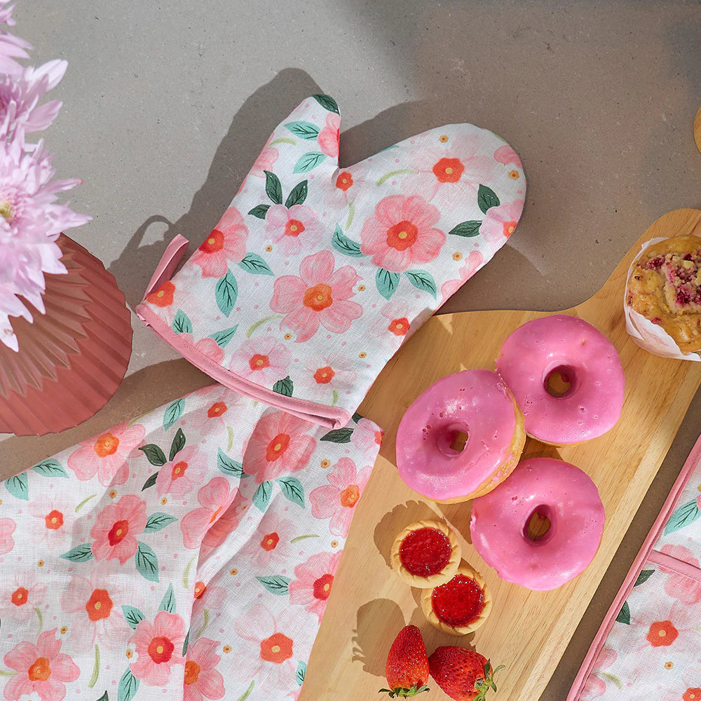 Linen Oven Mit Meadow Blush