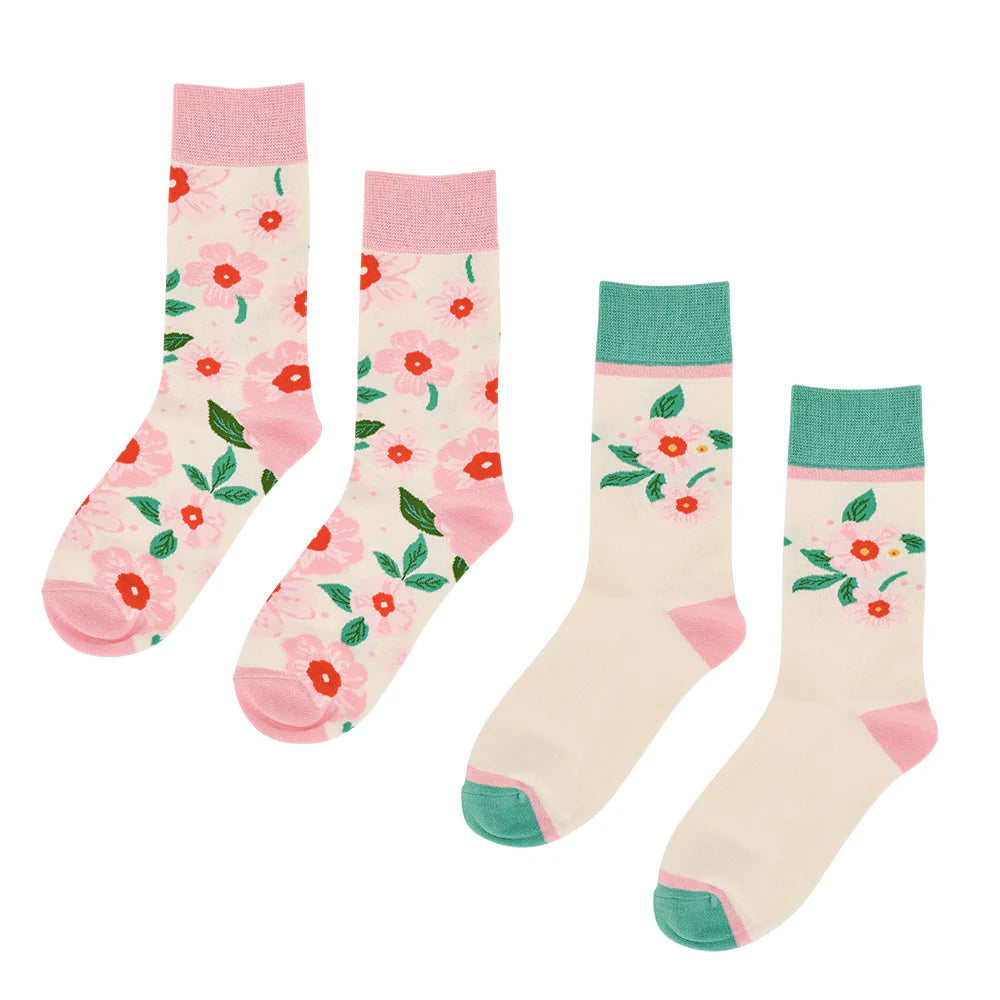 Socks Meadow Blush 2pc