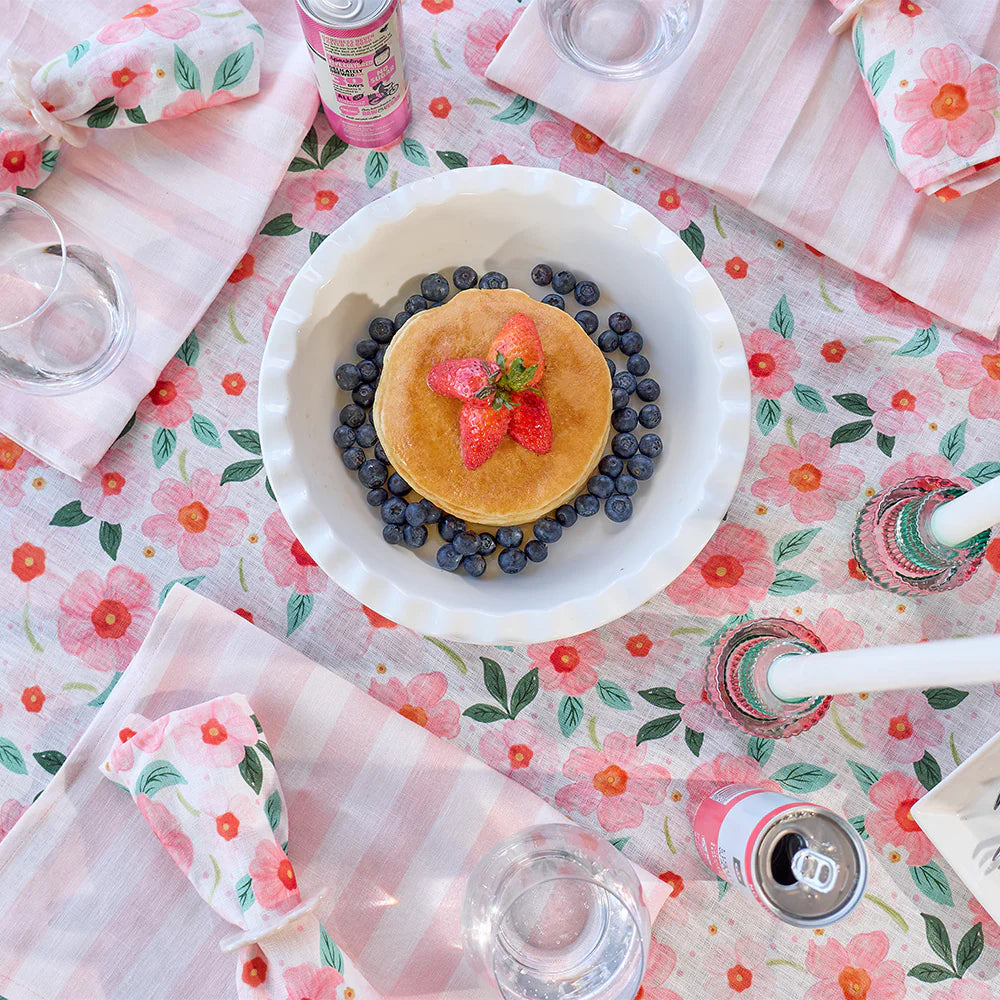 Linen Tablecloth (138cm x 300cm) Meadow Blush