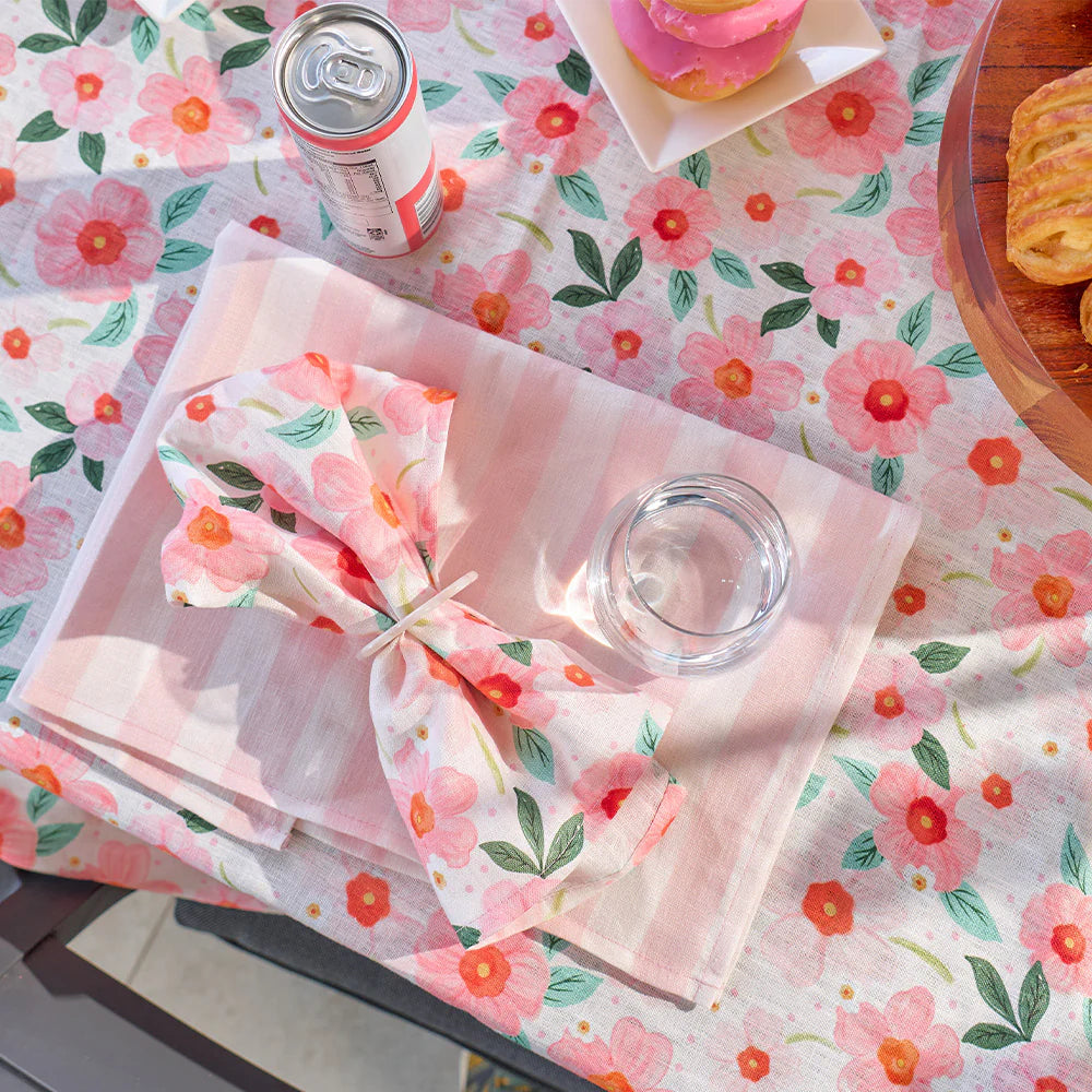 Linen Napkin 4pc Meadow Blush