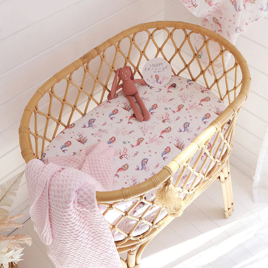 Mermaid Bassinet Sheet