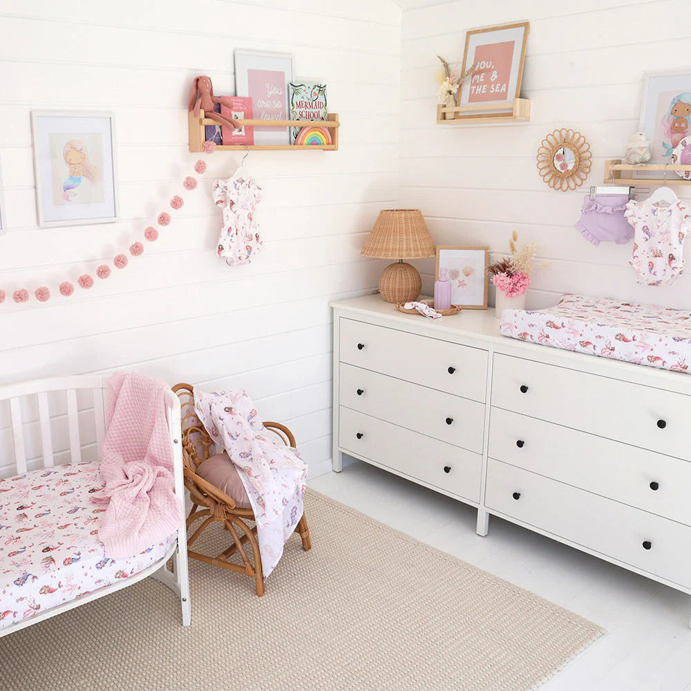Mermaid Bassinet Sheet