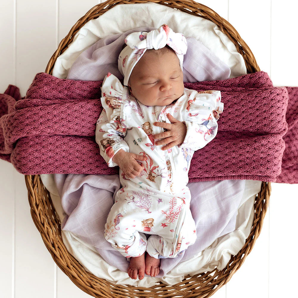 Mermaid Snugglesuit Convertible Romper