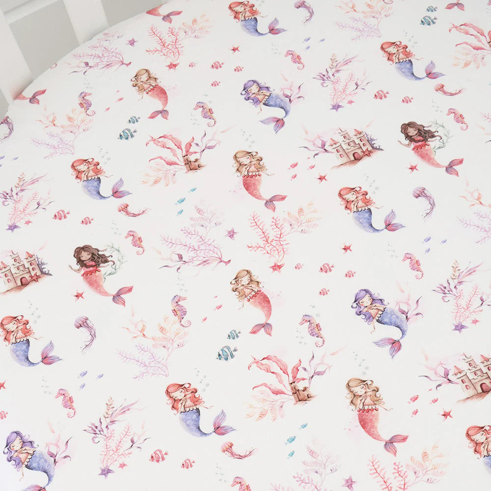 Mermaid Cot Sheet