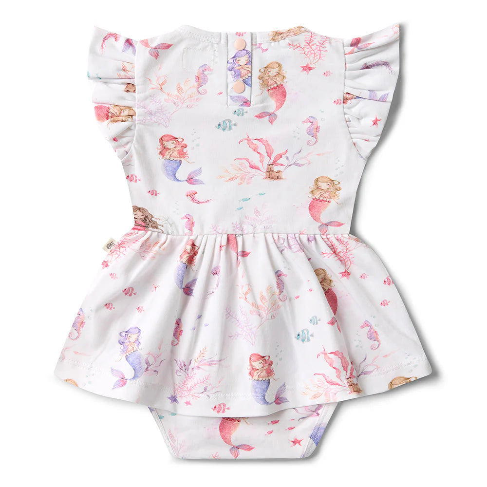 Mermaid Short Sleeve Dress