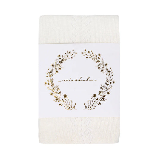 Open Work Tights Ivory