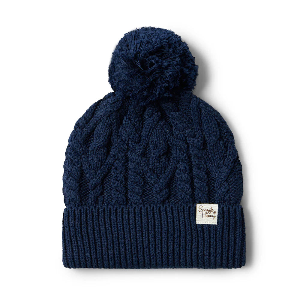 Navy Knit Beanie
