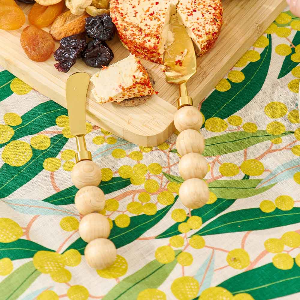 Orb Cheese Knife 3pc Set Natural