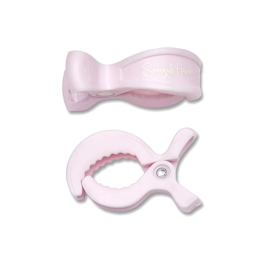 Pram Clip Pair Baby Pink