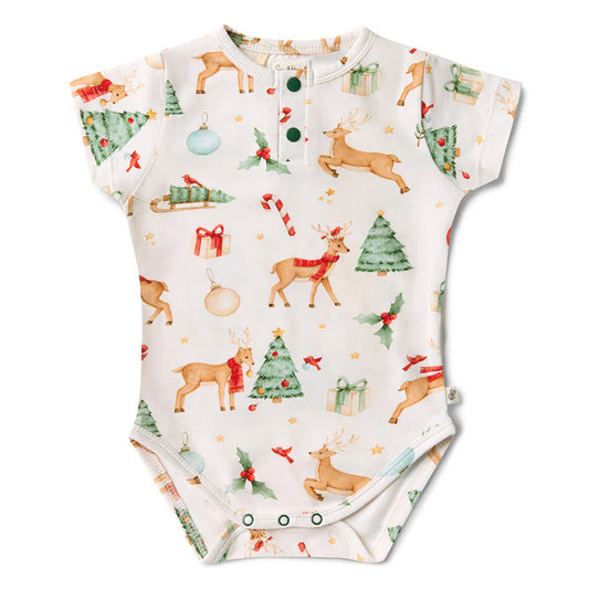 Prancer & Friends Short Sleeve Bodysuit