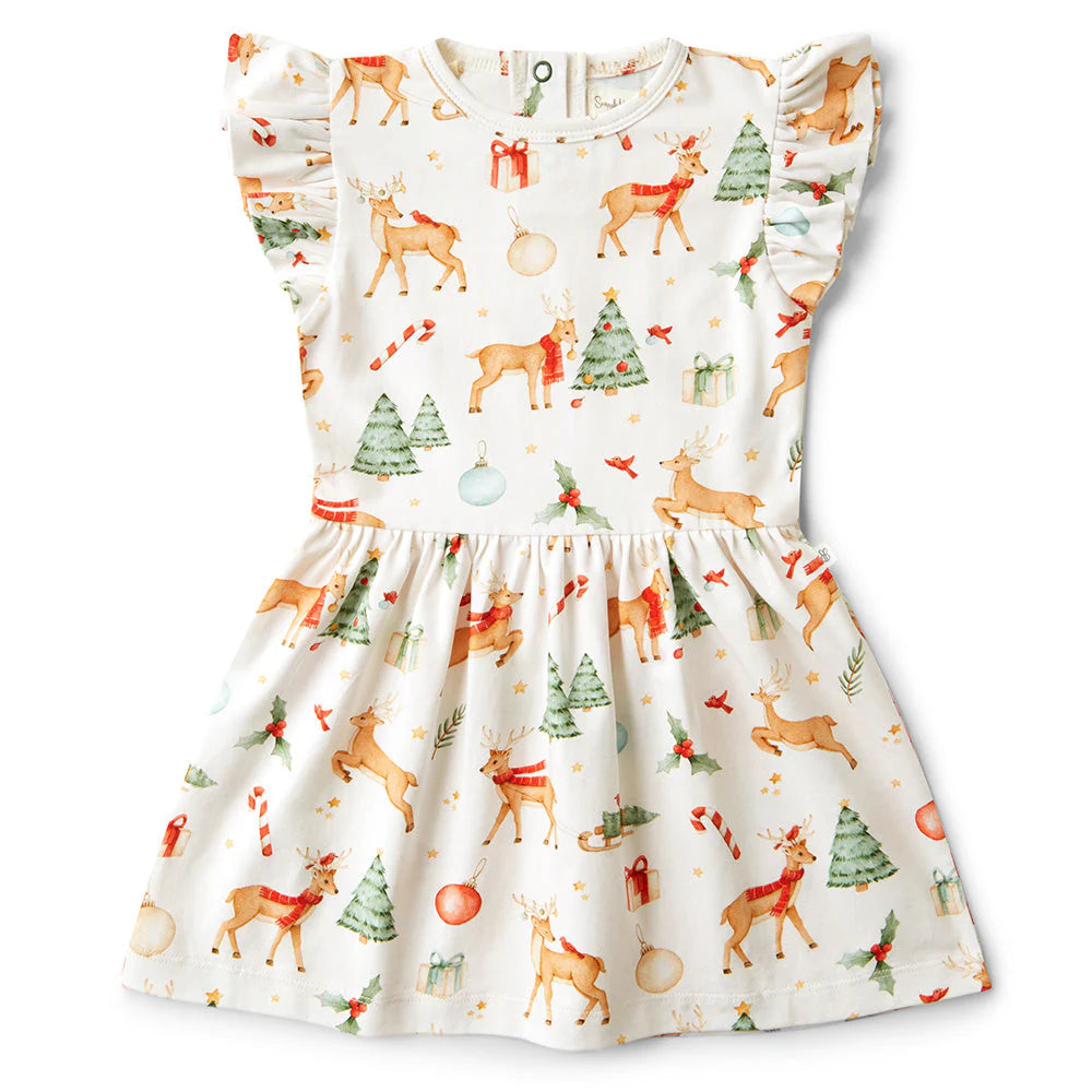 Prancer & Friends Short Sleeve Dress