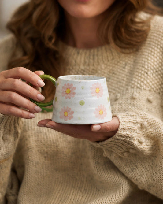 Large Handled Mug Quinn Flower Garden