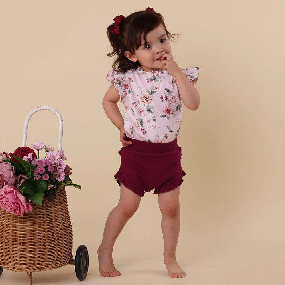 Birds & Blooms Short Sleeve Bodysuit