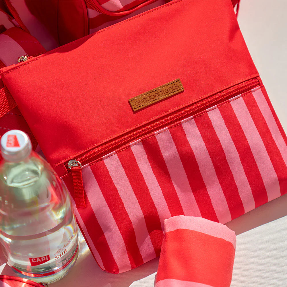 Beach Wet Pouch Red Stripe