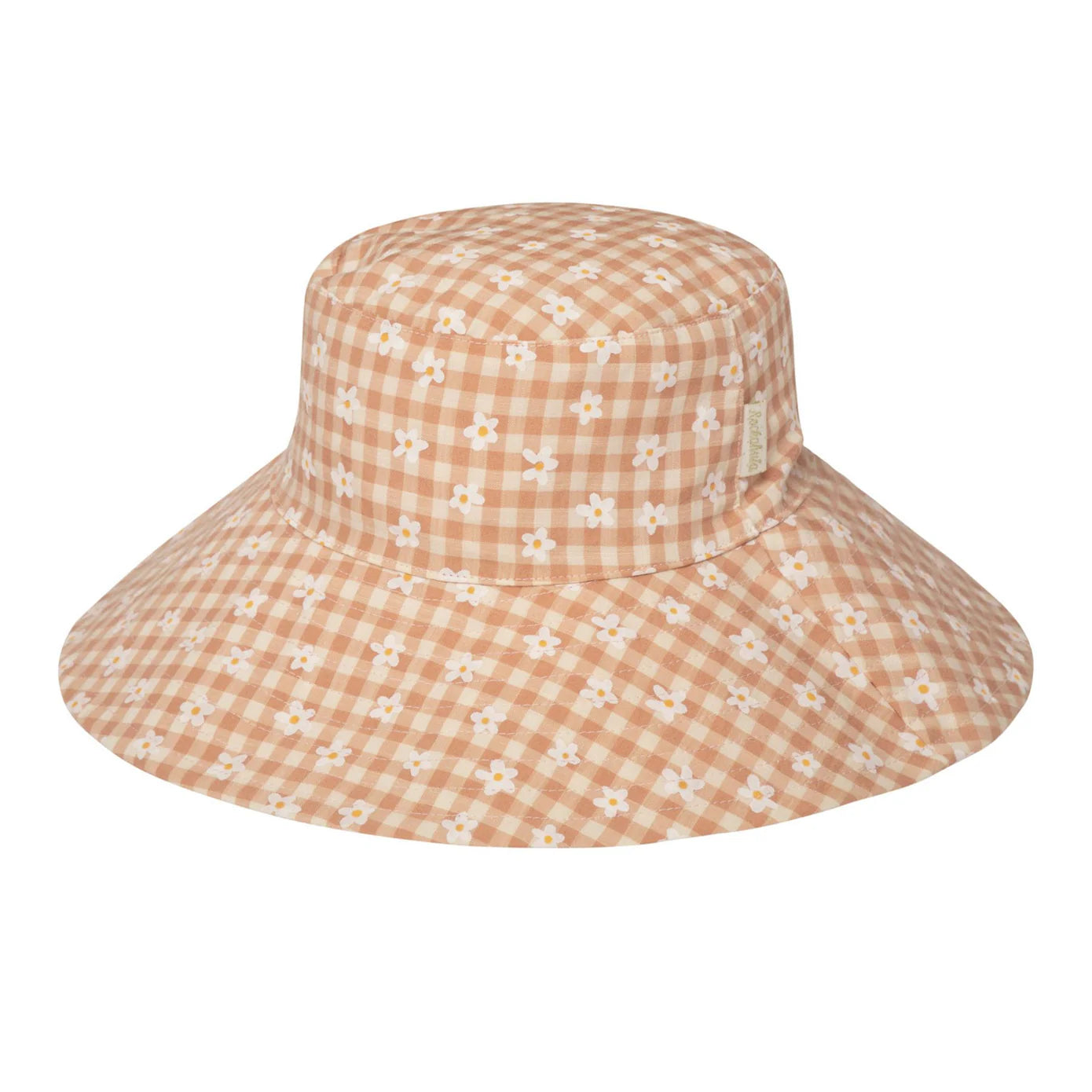 Daisy Gingham Reversible Sun Hat 3-6yrs