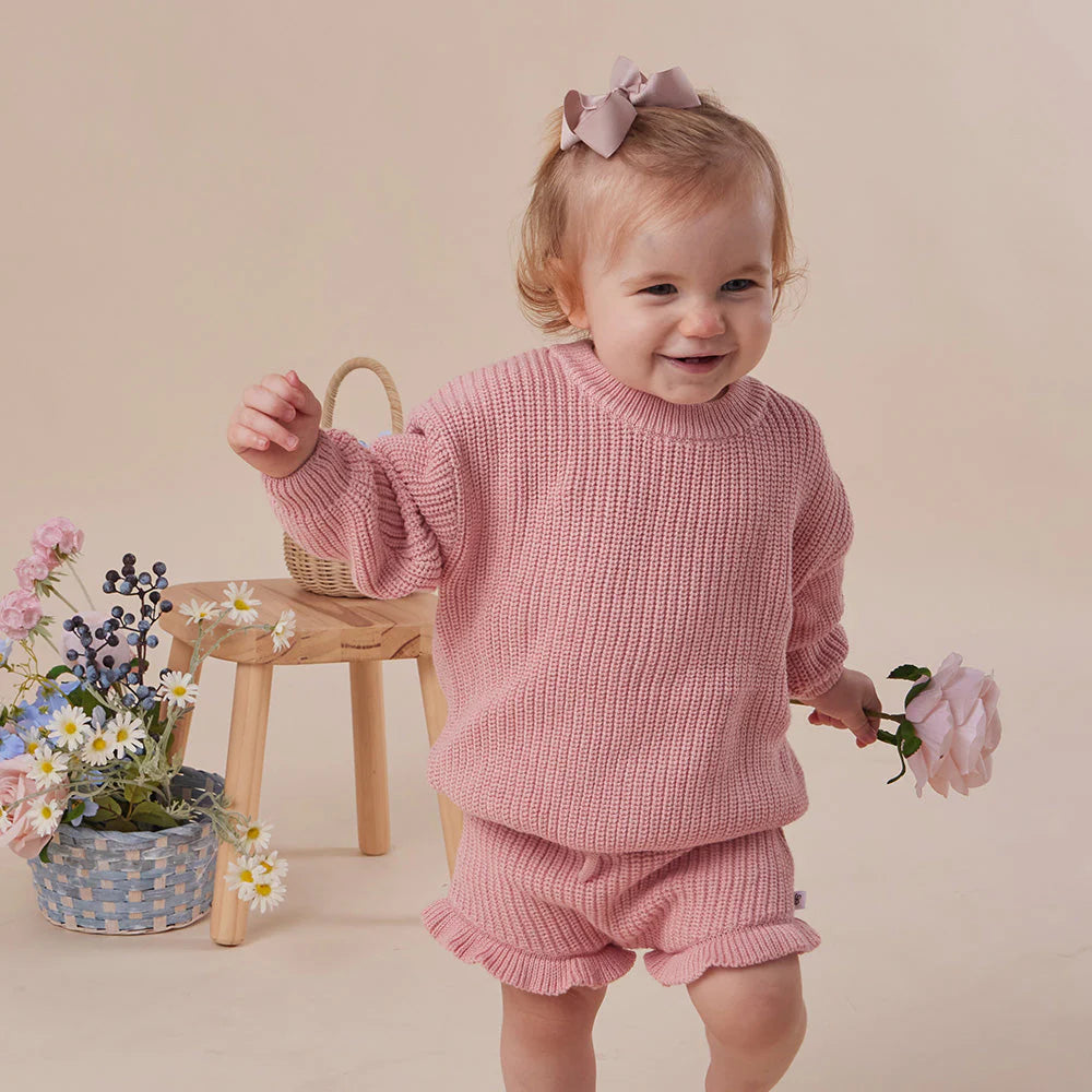 Rosa Oversized Cotton Knit Jumper