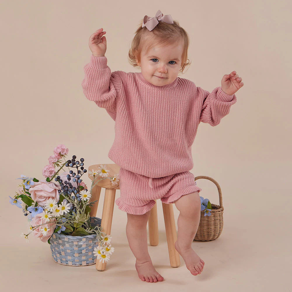 Rosa Organic Cotton Knit Bloomers