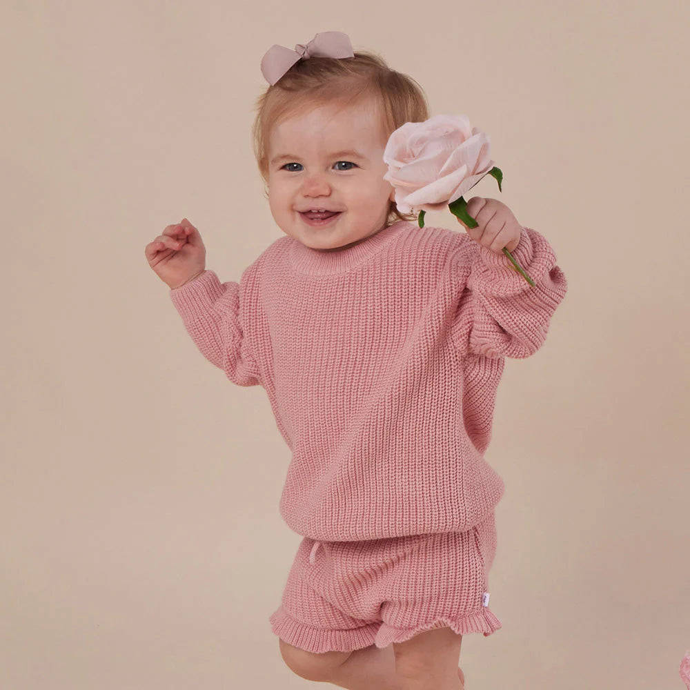 Rosa Oversized Cotton Knit Jumper