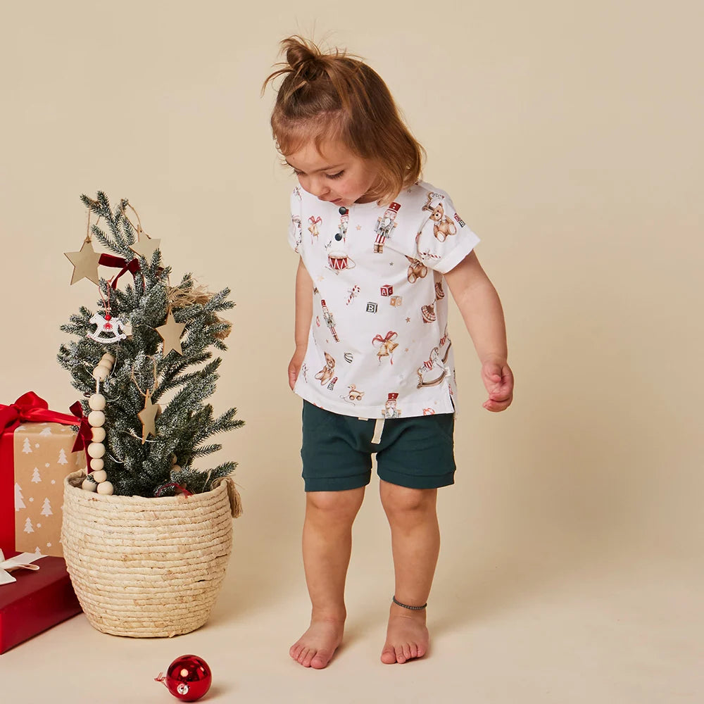 Santa's Toy Shop Short Sleeve Top