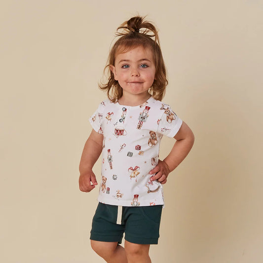 Santa's Toy Shop Short Sleeve Top