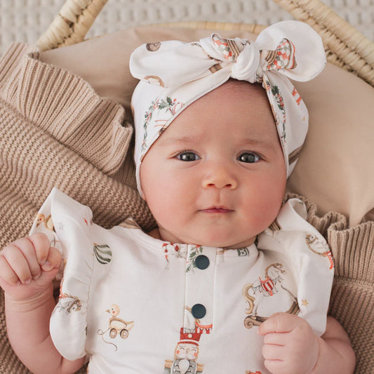 Santa's Toyshop Topknot Headband