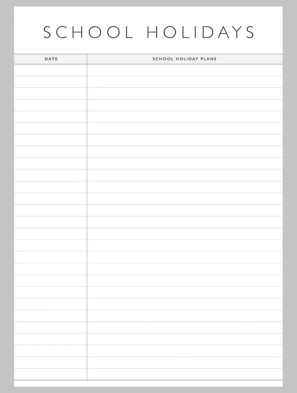 2026 Family Chaos Planner
