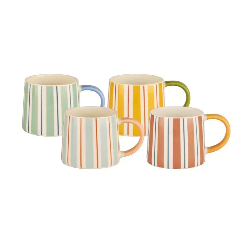 Summer Stripes Scandi Mug Set