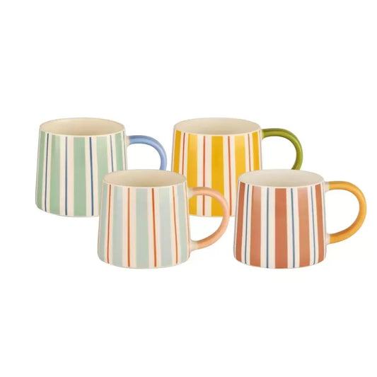 Summer Stripes Scandi Mug Set