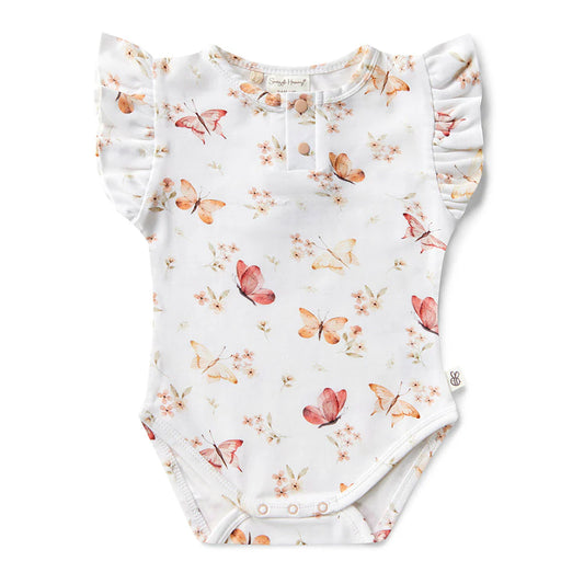 Butterfly Short Sleeve Bodysuit