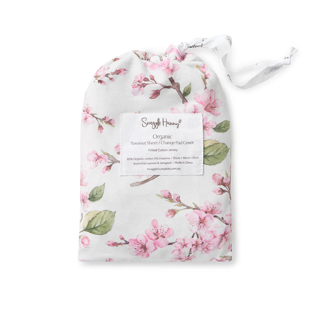 Cherry Blossom Bassinet Sheet