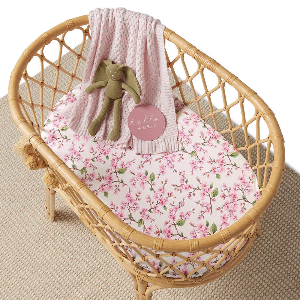 Cherry Blossom Bassinet Sheet