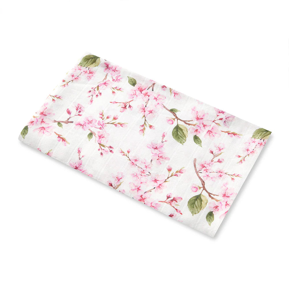 Cherry Blossom Muslin Wrap