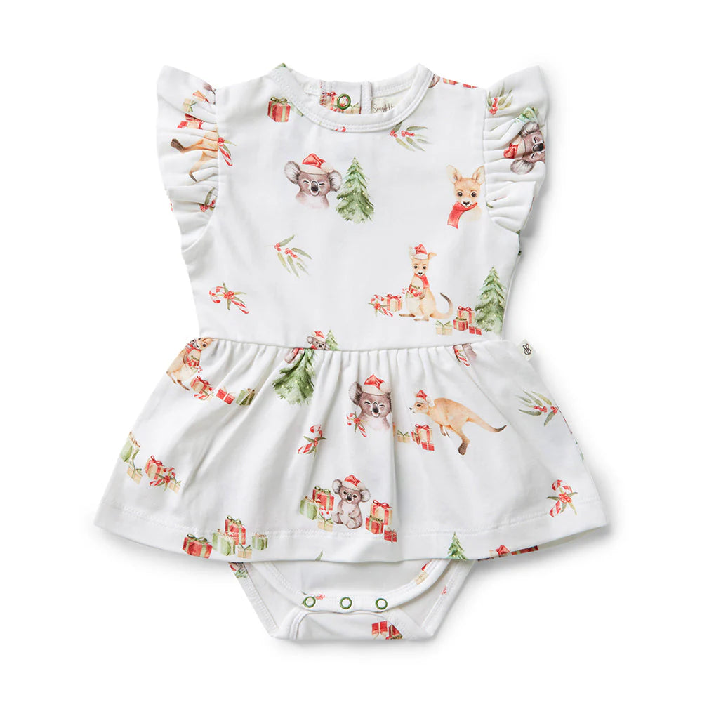 Kangas & Koalas Short Sleeve Dress