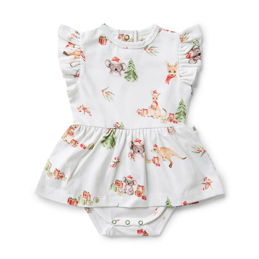 Kangas & Koalas Short Sleeve Dress