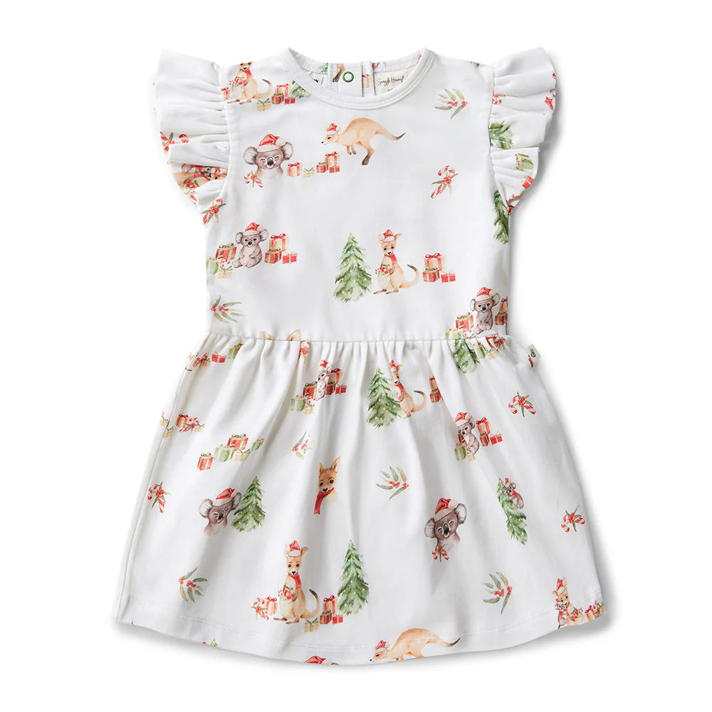 Kangas & Koalas Short Sleeve Dress