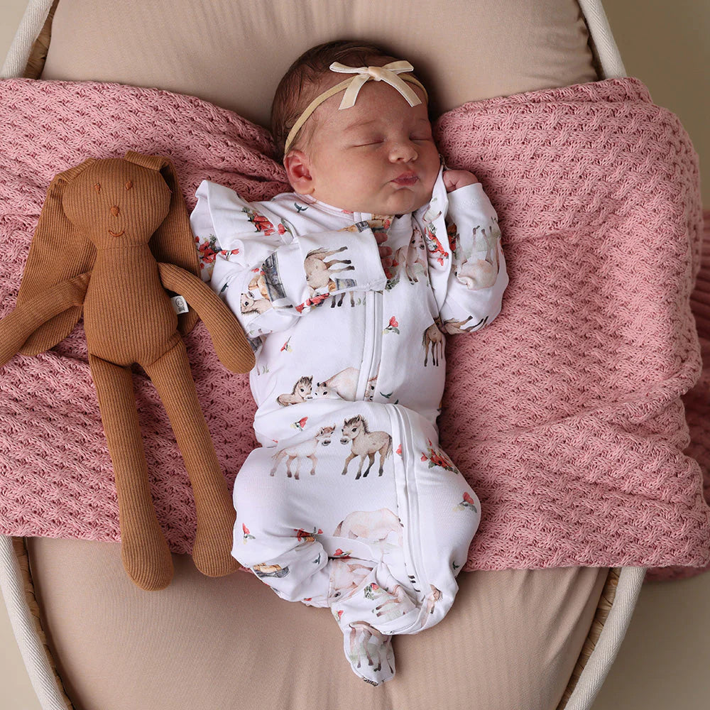 Pony Pals Snuggle Sleepsuit Zip Footie