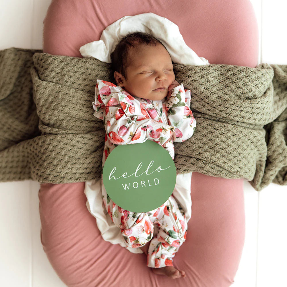 Strawberry Snugglesuit Convertible Romper