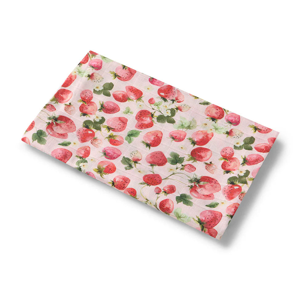 Strawberry Muslin Wrap