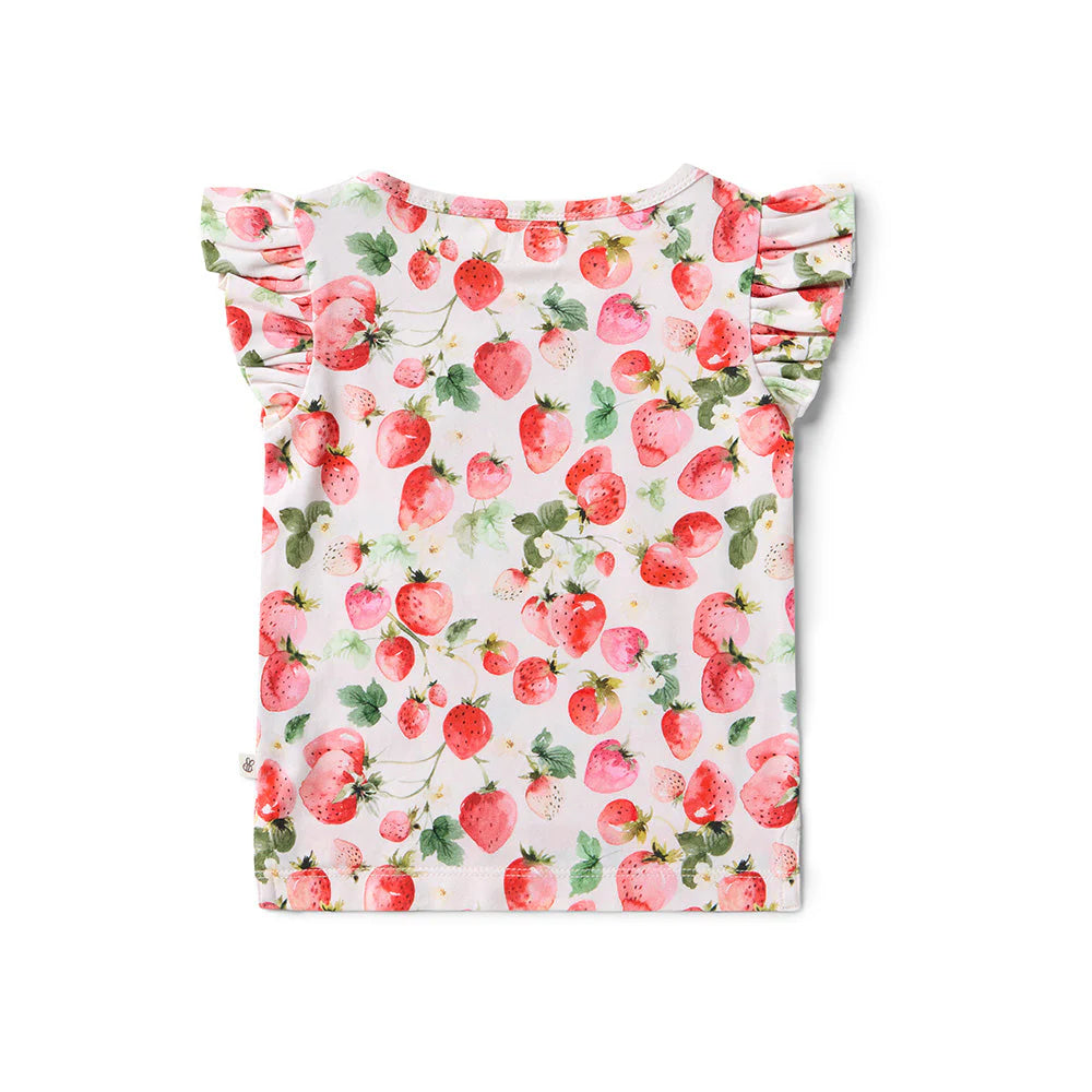 Strawberry T-Shirt w Frill