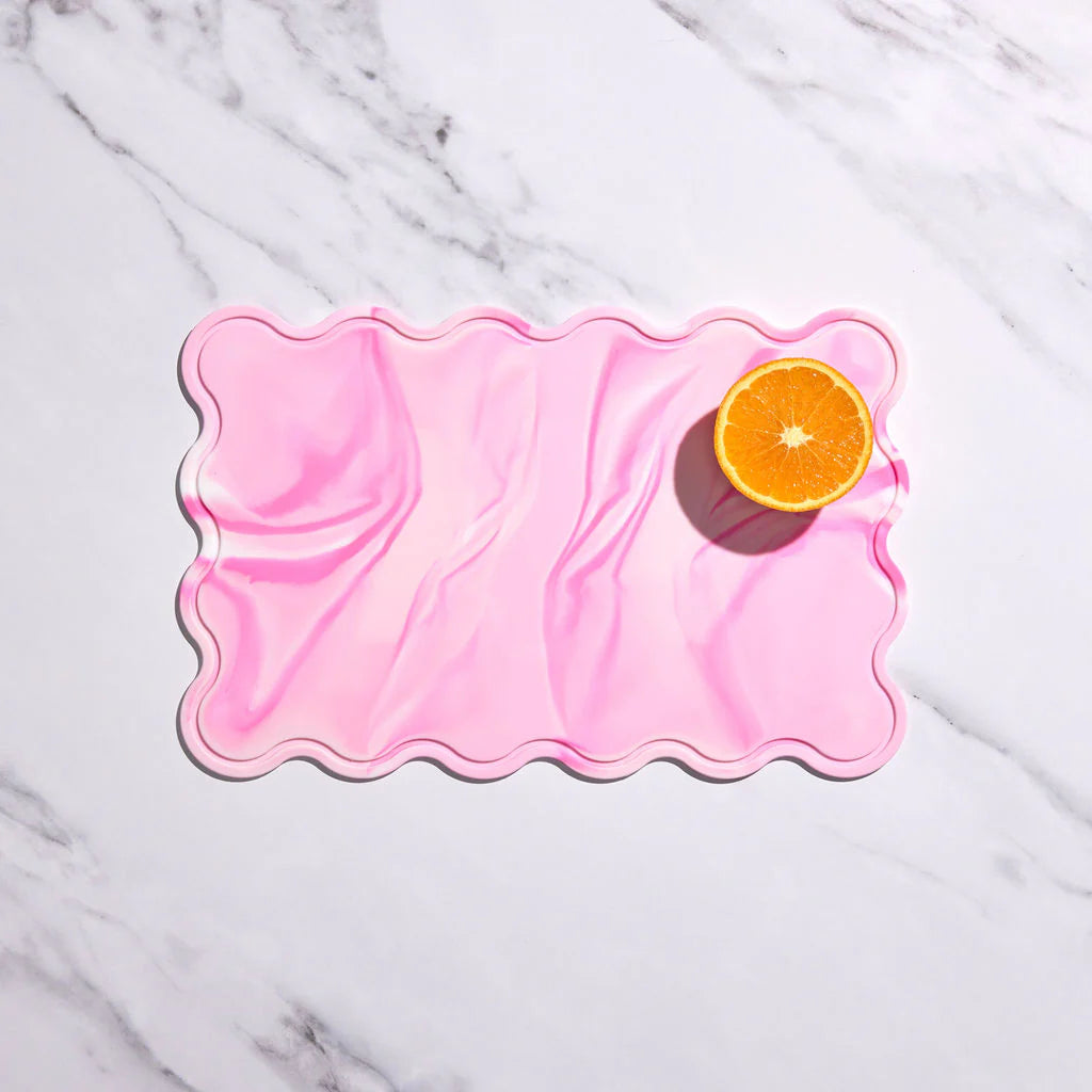 Chopping Boards (Set of 2) Swirl + Solid Fairy Floss